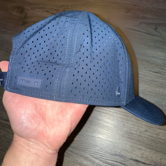 Melin A- Game Icon Hydro Snapback Hat Navy Sz Classic - Picture 3 of 5